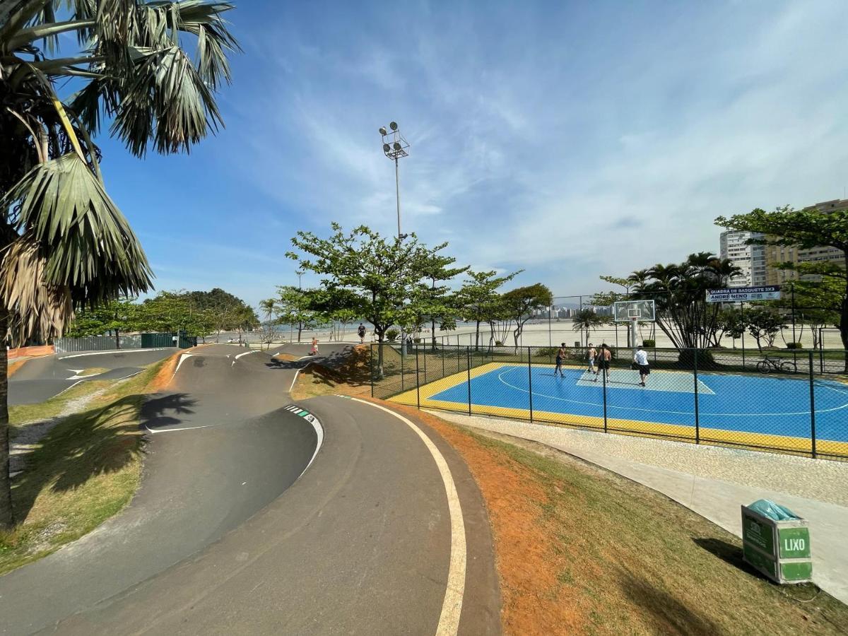 Апартаменты Pe Na Areia Em Santos! Que Vista Mar! Сантос Экстерьер фото