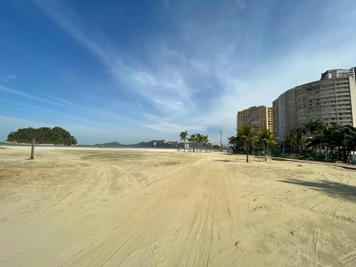 Апартаменты Pe Na Areia Em Santos! Que Vista Mar! Сантос Экстерьер фото