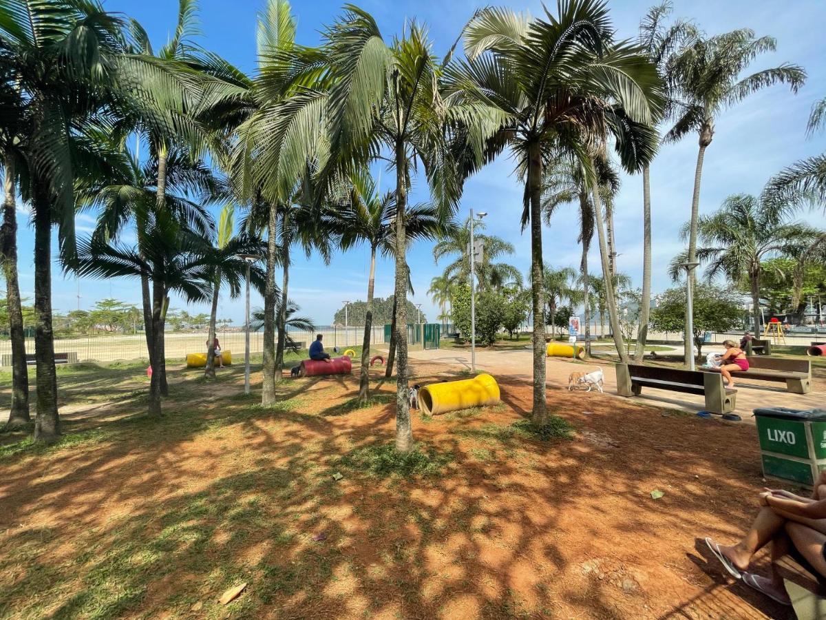 Апартаменты Pe Na Areia Em Santos! Que Vista Mar! Сантос Экстерьер фото
